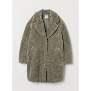 H&M Teddy Jacket - Size Large